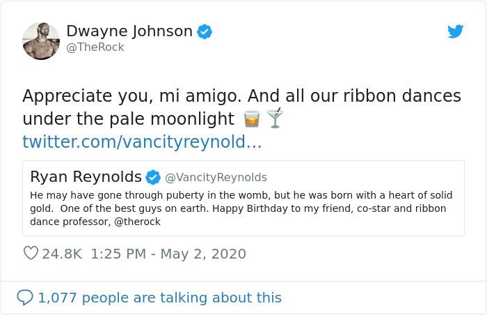 Ryan Reynolds Wishes The Rock A Happy Birthday In His Usual Bromantic Way