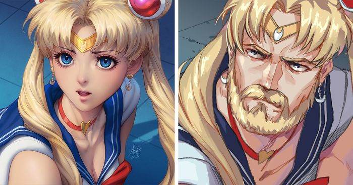 Artists All Over Twitter Are Redrawing Sailor Moon In Their Own Style (30 Pics)