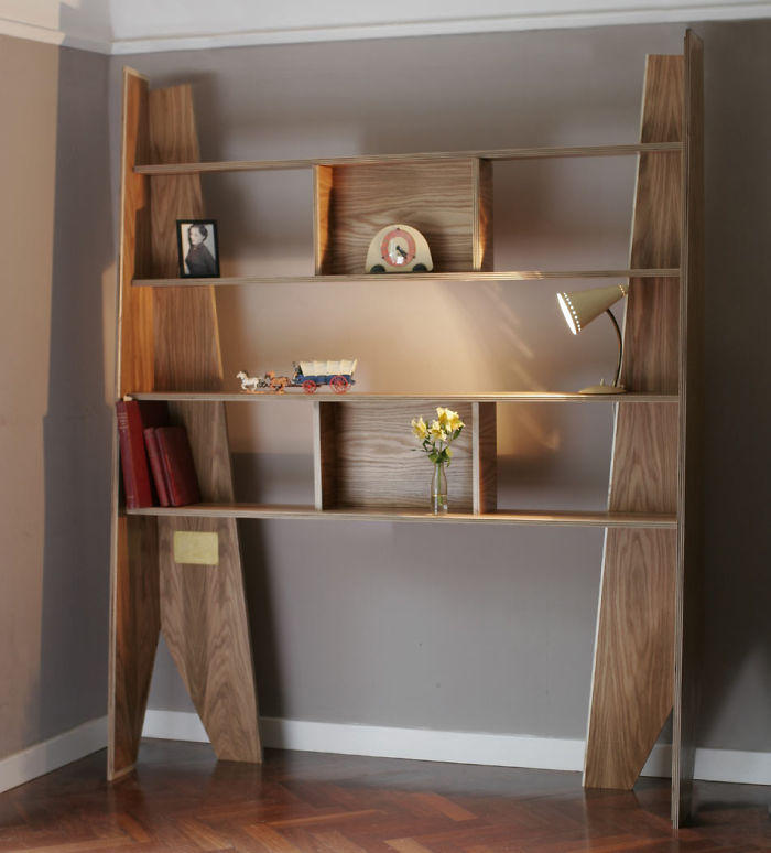 Eco-Responsible Furniture: This Bookshelf Can Be Reassembled Into A Coffin After The Owner's Death