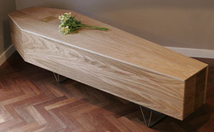 Eco-Responsible Furniture: This Bookshelf Can Be Reassembled Into A Coffin After The Owner's Death