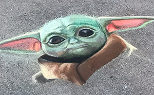 This Mother And Daughter Duo Is Creating Stunning 3D Chalk Art To Make Neighbors Smile (20 Photos)