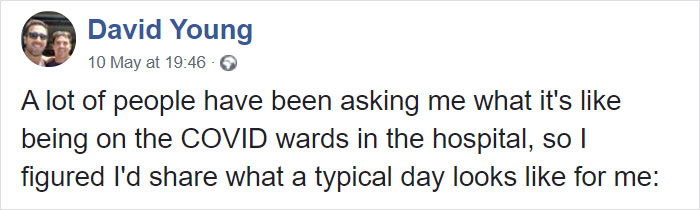 Doctor Pokes Fun At Conspiracy Theories By Sharing A Satirical Post About A Typical Day In A Covid-19 Ward