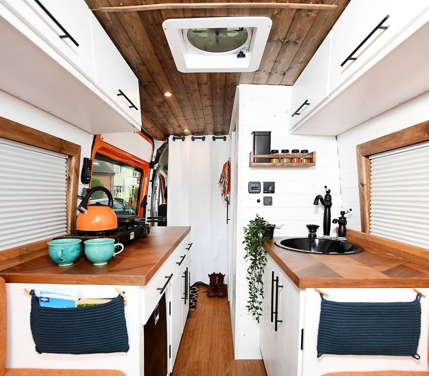 DIY Mercedes Sprinter Van Conversion | Full Bathroom | Off-Grid Tiny Home.