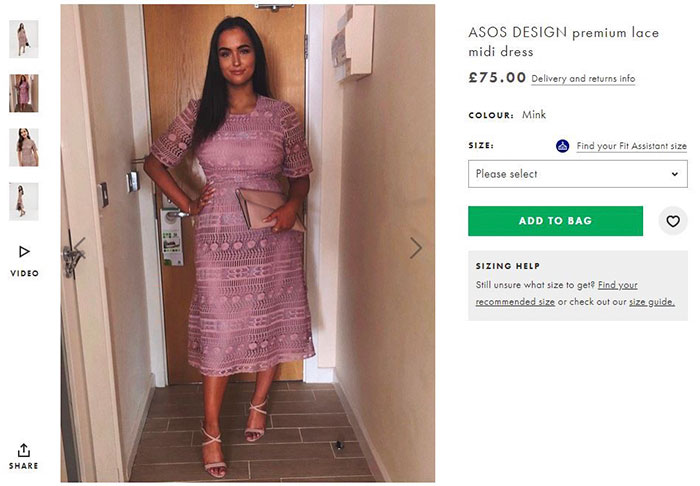 After This Woman Got Mocked On Tinder For Wearing Her Dress, ASOS Puts Her Pic On Its Site