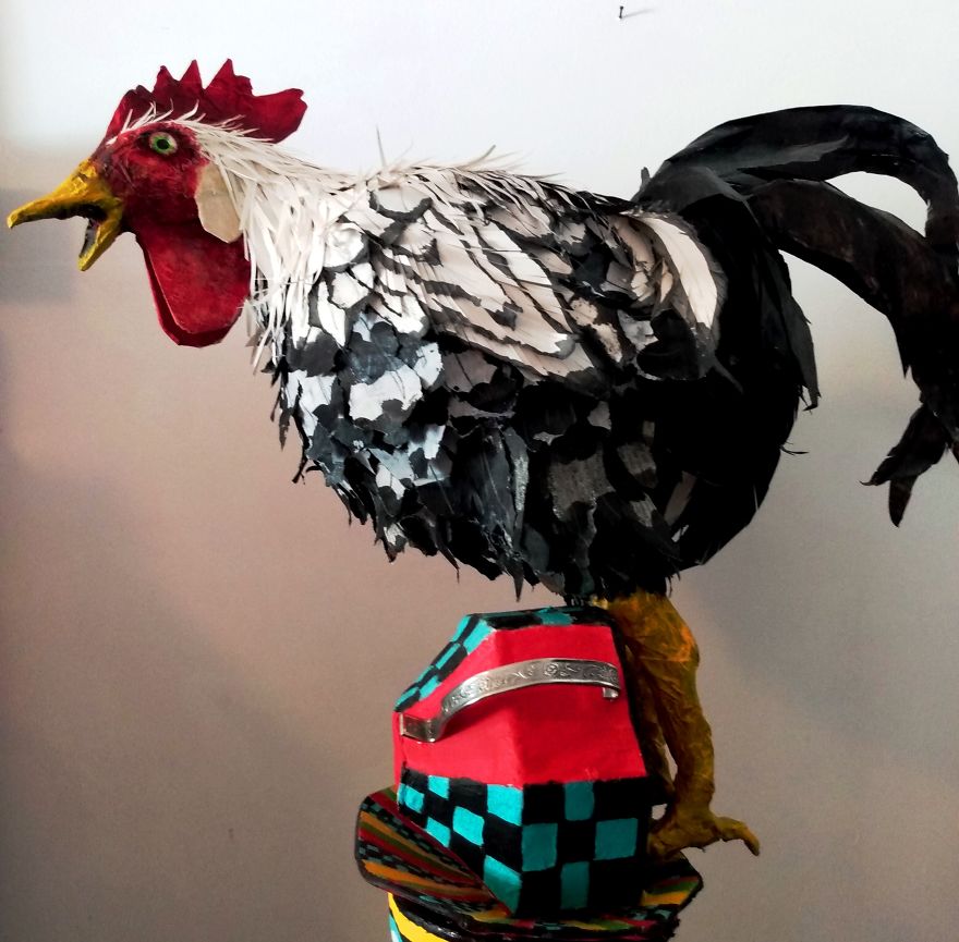 The Mad Hatter's Rooster!