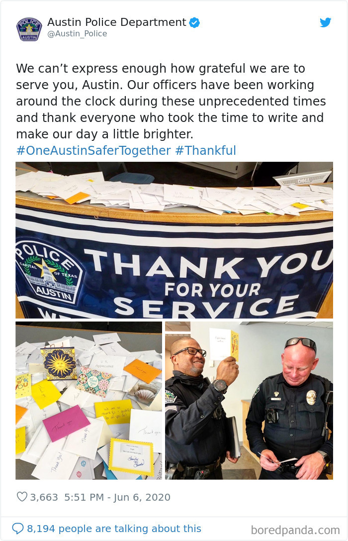 Austin PD Brags About Dozens Of Support Letters They Got, People Call Them Out For Lying (Updated)