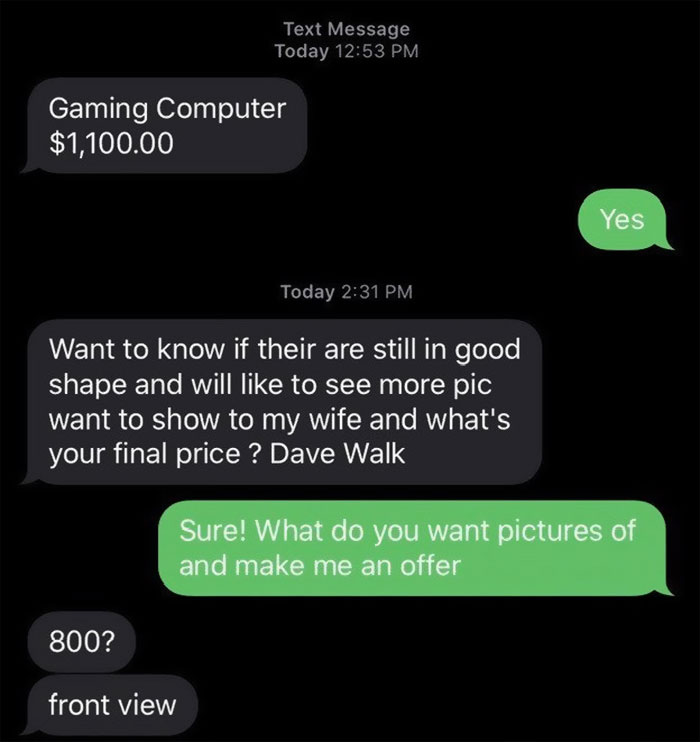 Choosing Beggar Tries To Manipulate A Guy Out Of A $950 Gaming PC And $400 In Cash, Gets Hilariously Schooled