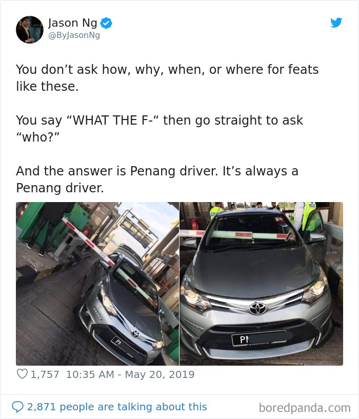 It's Always A Penang Driver