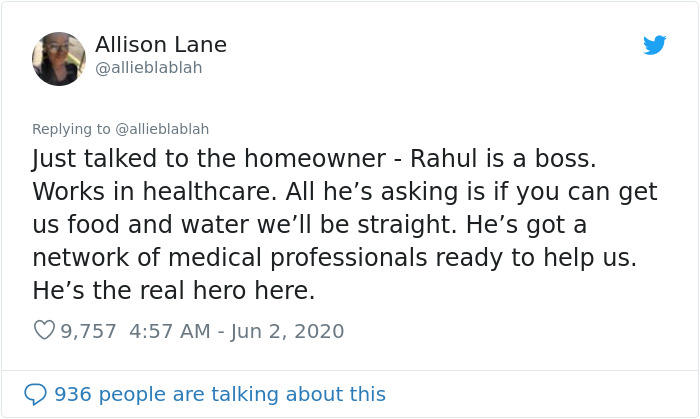 DC Resident Sheltered 80 Protesters Last Night, This Woman Tweeted What Happened Inside His Home