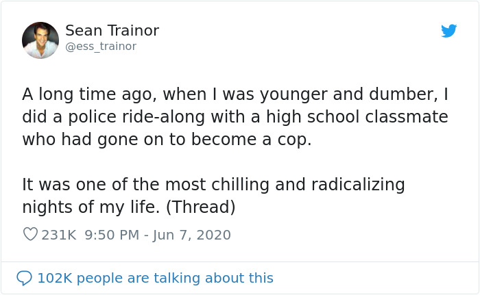 Guy Who Shadowed A Cop For A Night Tells How It Completely Changed His Opinion On Police In This Viral Twitter Thread