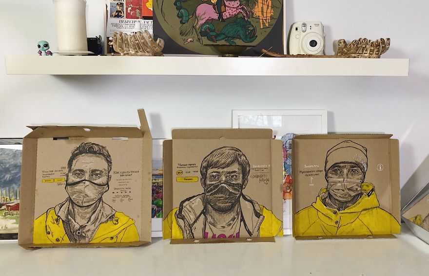 I Drew Pizza Men&rsquo;s During Quarantine.