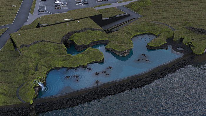 Next Year Iceland Is Opening This Luxurious Lagoon With A Swim-Up Bar And An Incredible View