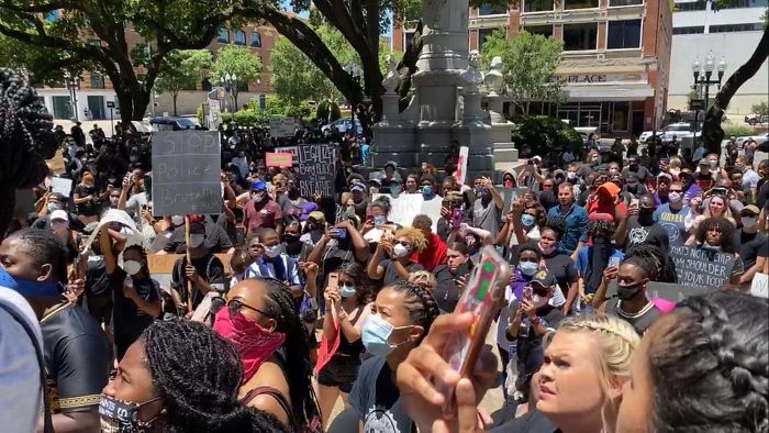 Shreveport, Louisiana Held A Completely Peaceful Protest Today, No Arrest And No Vandalism