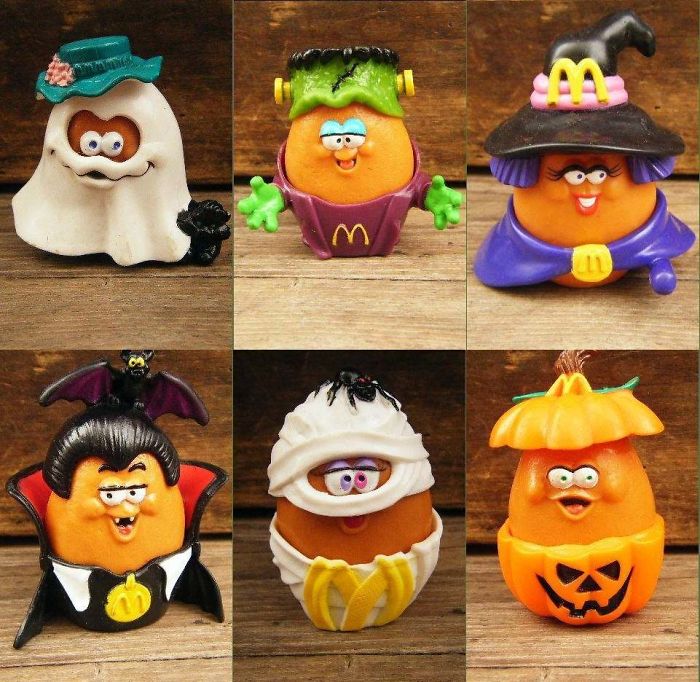 These Mcdonalds Halloween Chicken Nugget Toys