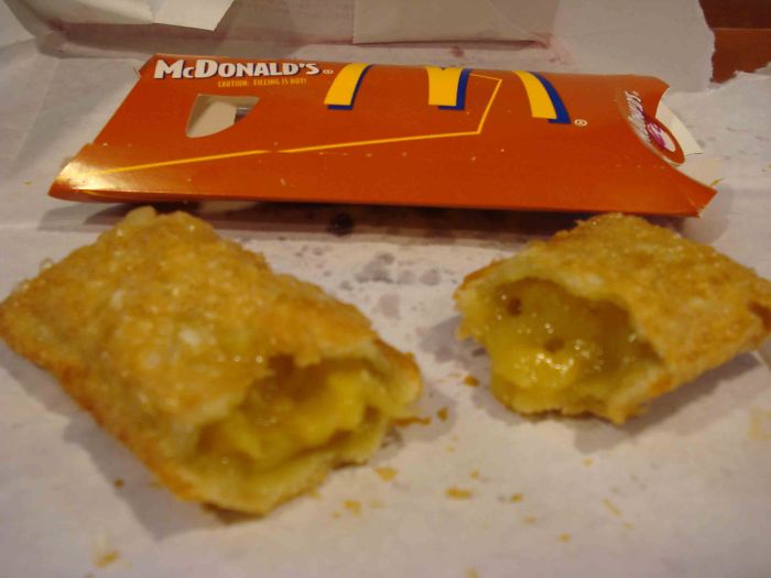 Mcdonalds Fried Apple Pies With The Bubbly, Crispy Outside
