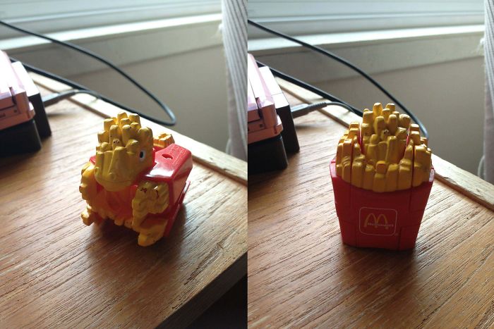 Stumbled Upon This In My House Today. McDonald's Transformer From The Late 80's. Remember These?