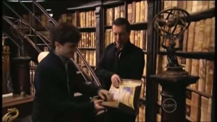 In Harry Potter And The Half-Blood Prince (2009), The Spell Books On The Shelves In Dumbledore's Office Are Actually Yellow Pages Covered With Old-Looking Bindings