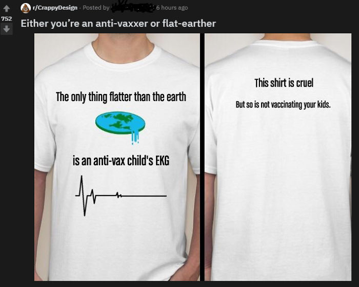 The Flat Earth On This Tshirt Is Definitely Not A Joke