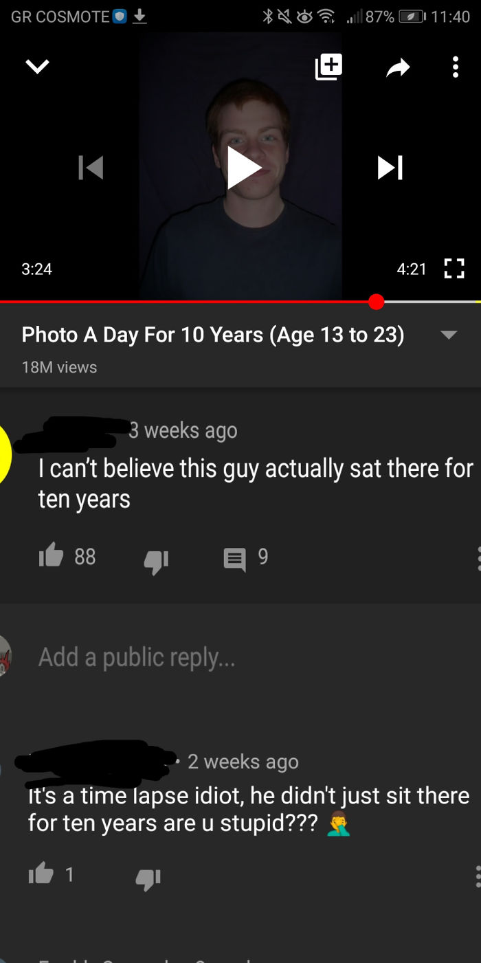 Guys He Clearly Sat There For 10 Years