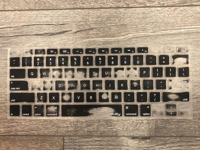 This Is My Well Worn Keyboard Protector. Used Since 2014