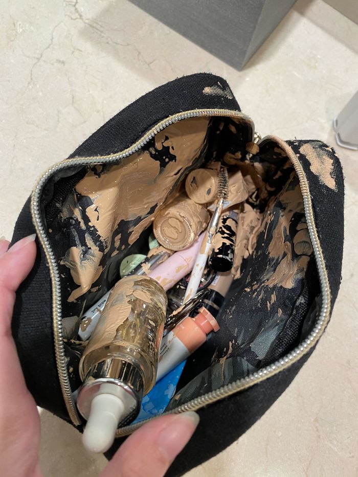 My Boyfriend Dropped My Makeup Bag