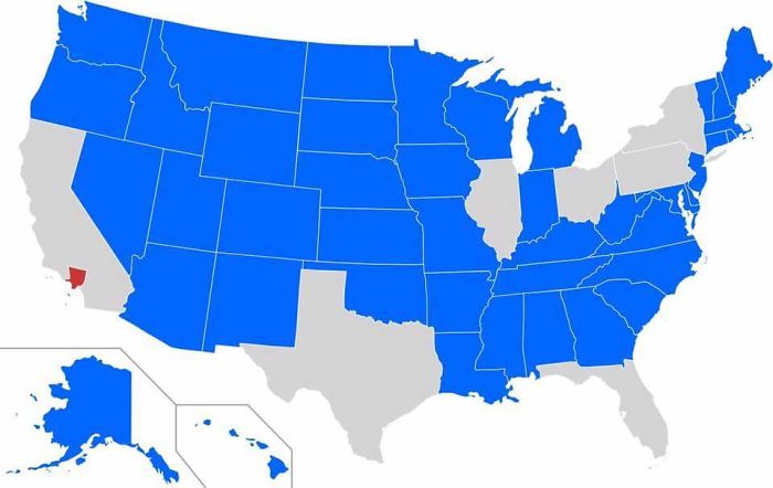 States With A Smaller Population Than Los Angeles County