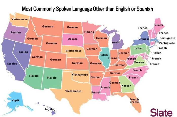Most Commonly Spoken Language In The Us After English And Spanish
