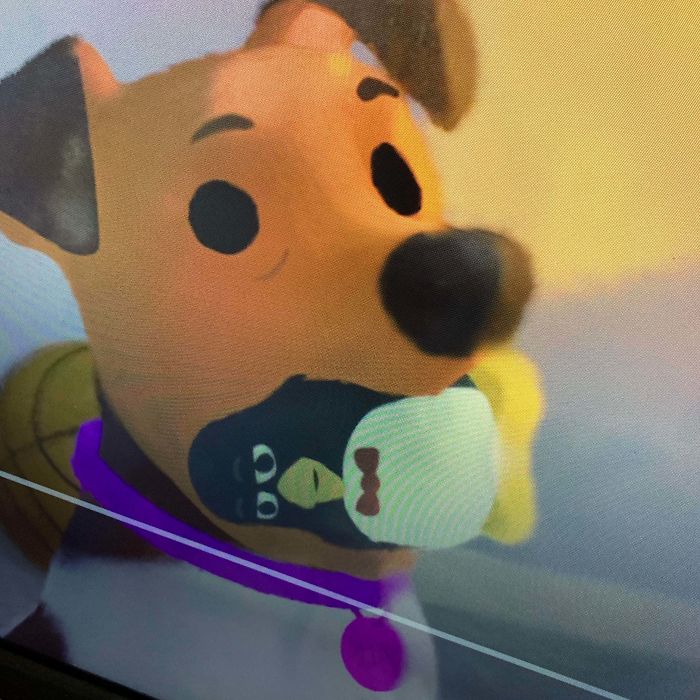 In The Pixar Short Film “Out” (2020), The Dog’s Favorite Toy Is Wheezy From “Toy Story 2” (1999)