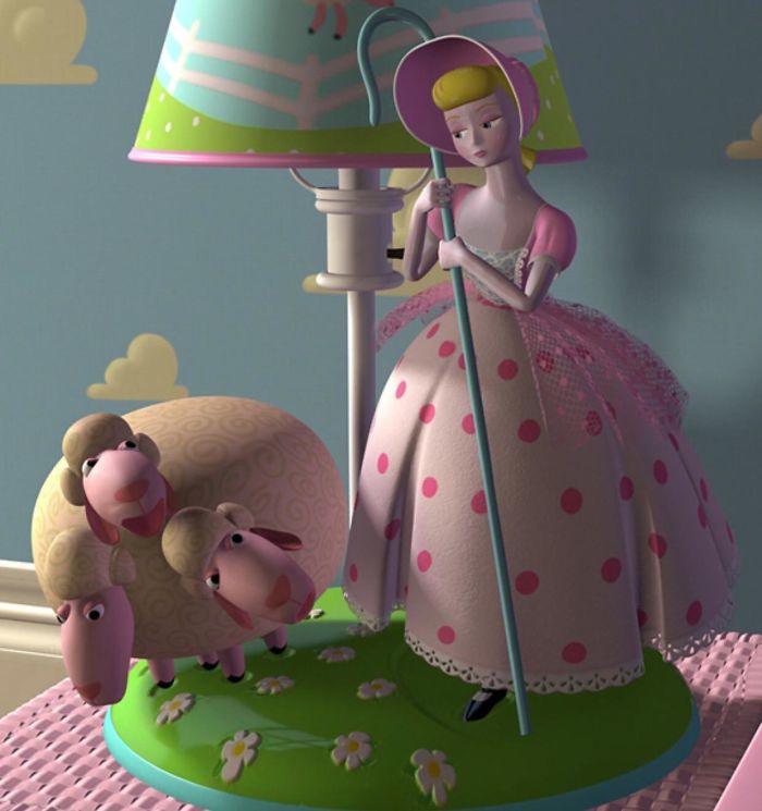 Not Sure How Common Knowledge This Is But Bo Peep From Toy Story (1995) Is Not One Of Andy’s Toys. She’s A Porcelain Figure Next To Molly’s Crib When It Was In Andy’s Room. That’s Why She Comes In From Molly’s Room In Toy Story 2 And She Wasn’t In Andy’s Toy Chest In Toy Story 3