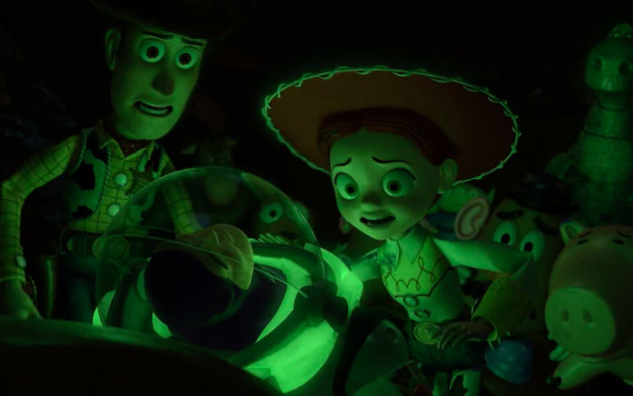 In Toy Story 3, As The Toys Pull Buzz From Underneath A Broken TV, The Music That Plays Is The First Seven Notes Of His Song, I Will Go Sailing No More By Randy Newman. This Song Was First Played In The Original Toy Story When Buzz Finally Realized He Would Never Fly
