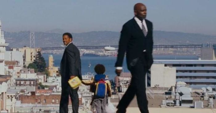 In The Pursuit Of Happyness (2006), Will Smith Walked Past The Real Chris Gardner, The Man He Played And The Movie Was Based On
