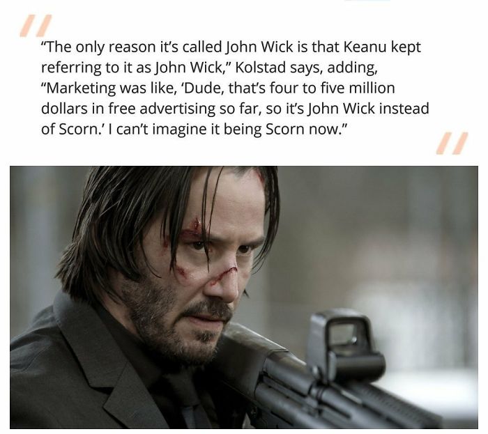 John Wick (2014) Is Only Called John Wick Because Of Keanu Reeves