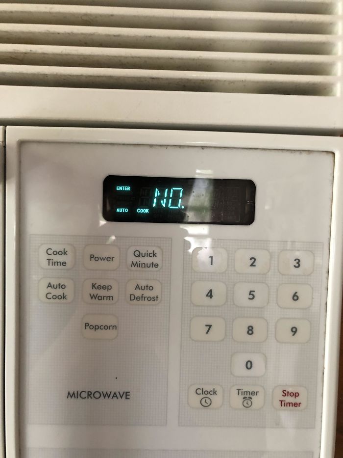 My Microwave Is Disagreeing With Me Again