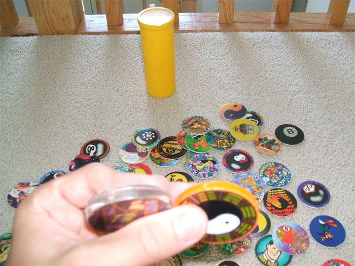 Hold Your Slammer Between Two Fingers, And Throw It Down Hard While Spinning It. This Will Cause Most Of The Pogs To Flip! If You're Playing For Keeps, Jackpot!