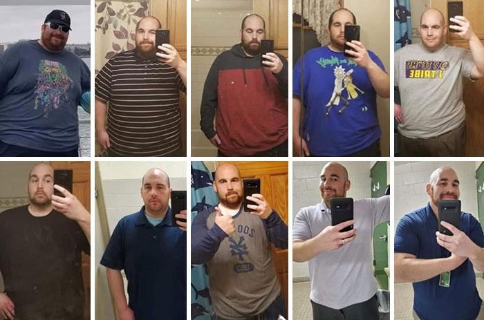 Couple Shares Before-And-After Photos Of Their Amazing Weight Transformation