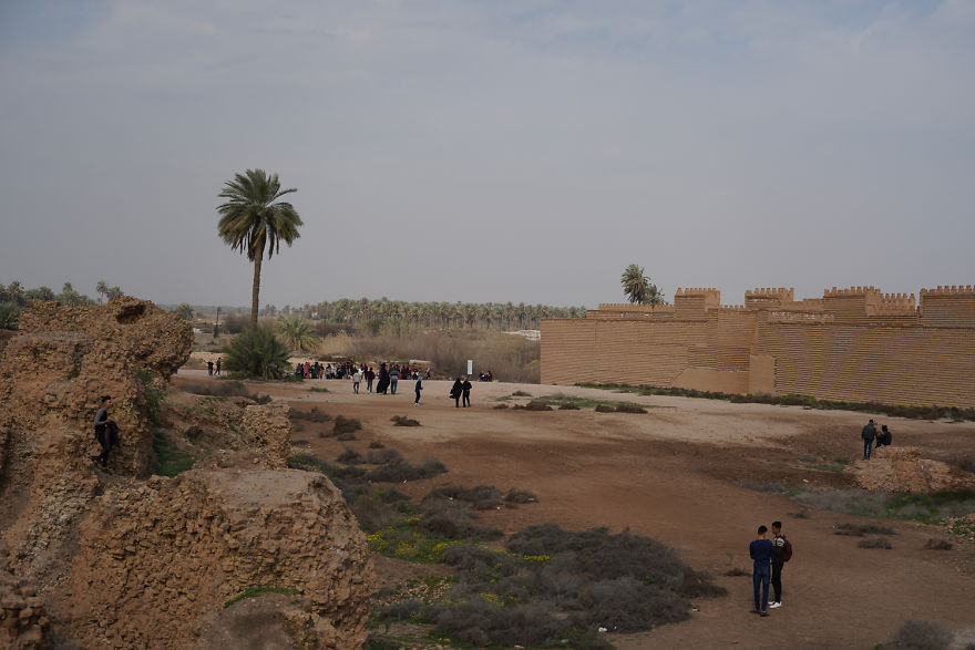 I Visited The Ancient Ruins Of Babylon In Iraq.
