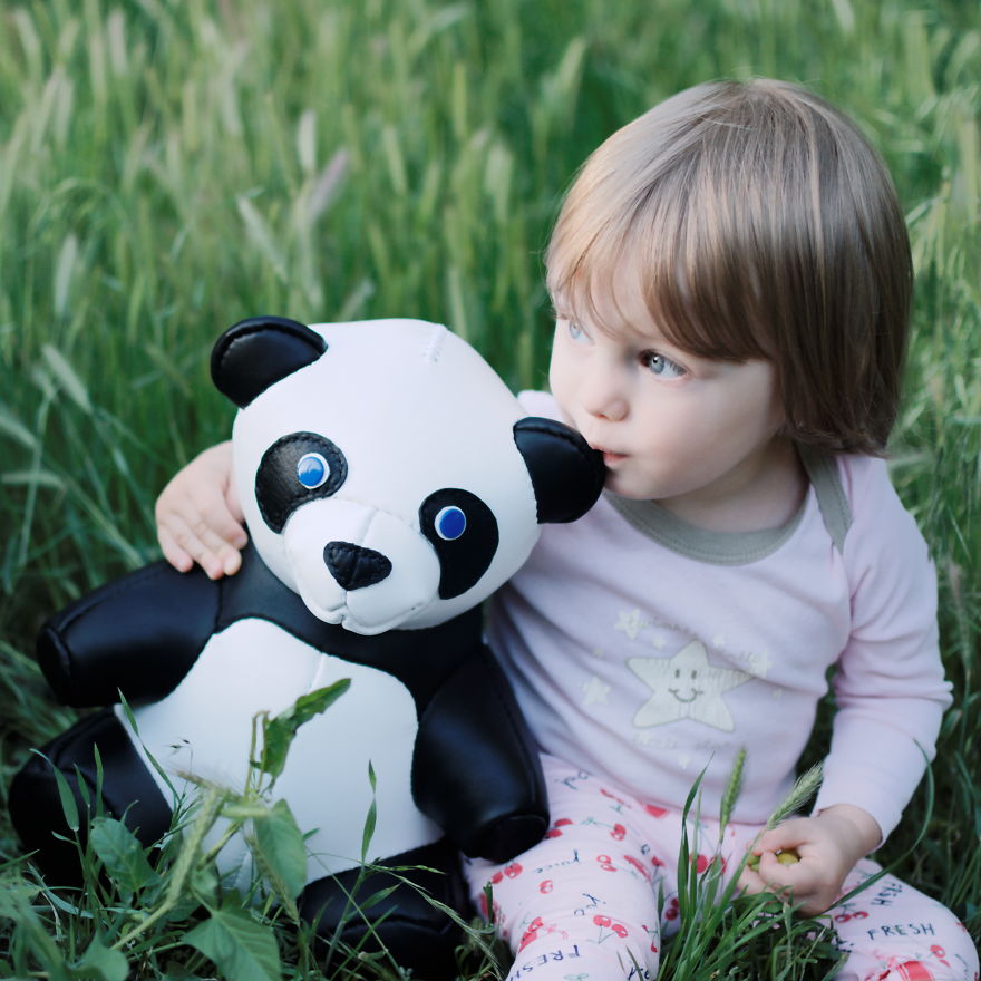 We Made A Leather Panda For The Cutest Girl In The World
