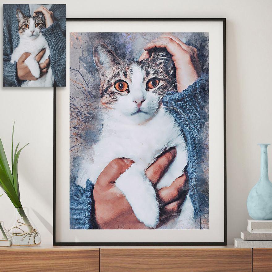 An Unforeseen Career Change That Sparked The Creation Of Beautiful Custom Pet Portraits