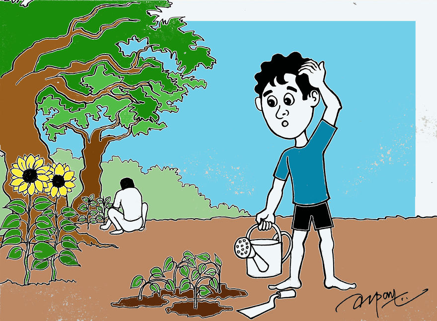 Planting Saplings