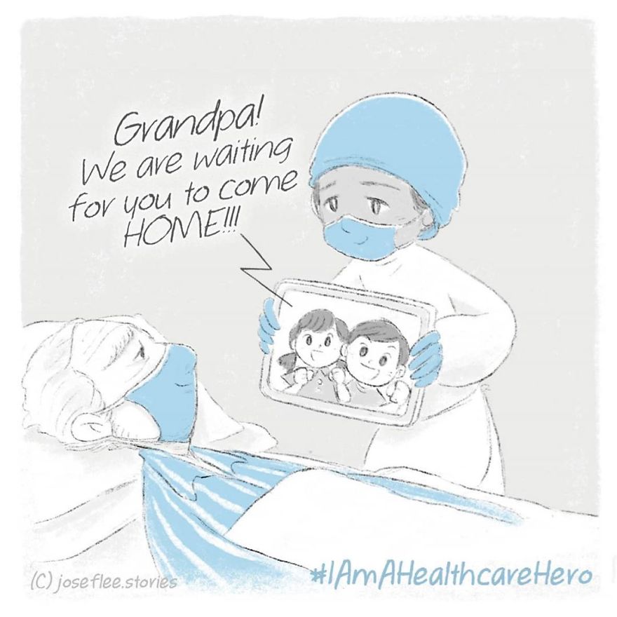 I Created 10 More Comics About Healthcare Heroes That Might Warm Your Heart (New Pics)