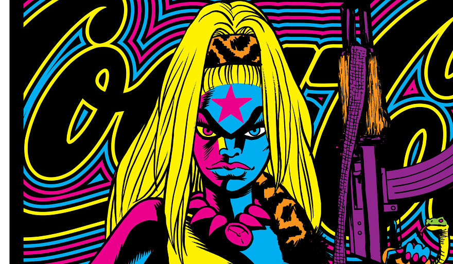 I Made A Blacklight Comic Book