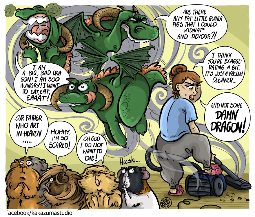 I Make Funny Comics About My Guinea Pigs And Cosplayed Them Into Various Characters I Make Funny Comics About My Guinea Pigs And Cosplayed Them Into Various Characters