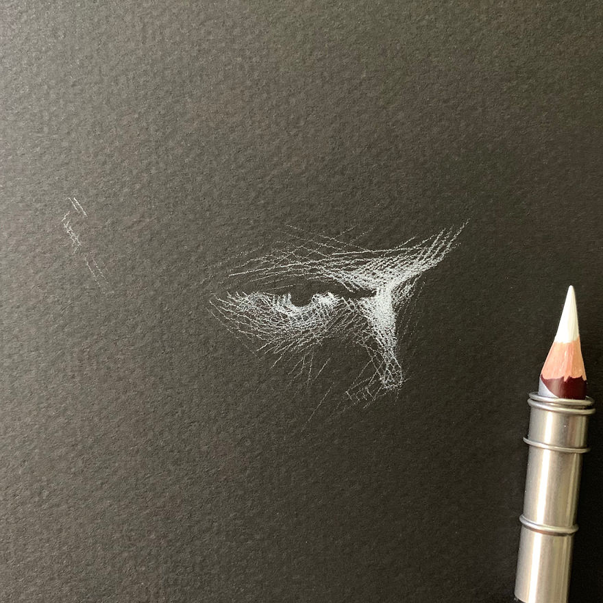 When White Pencil Meets Black Paper…