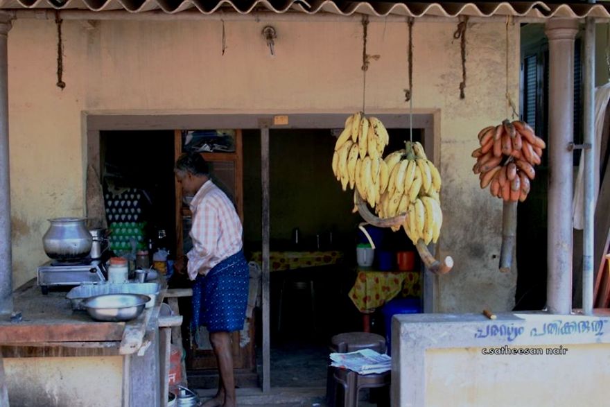 An Indian Village Tea Shop.