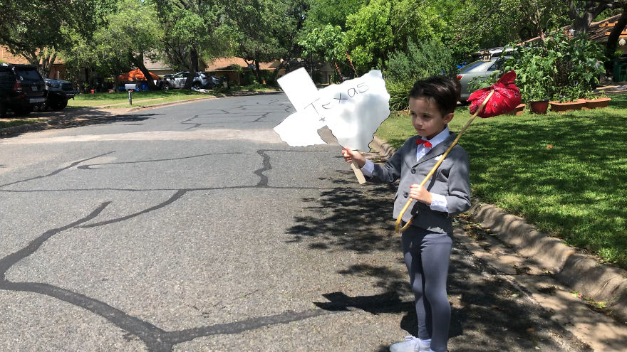 Kid Recreates Peewee's Big Adventure During Covid & Peewee Loves It!