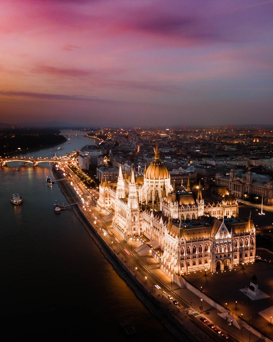 Warm Summer Evening In Budapest