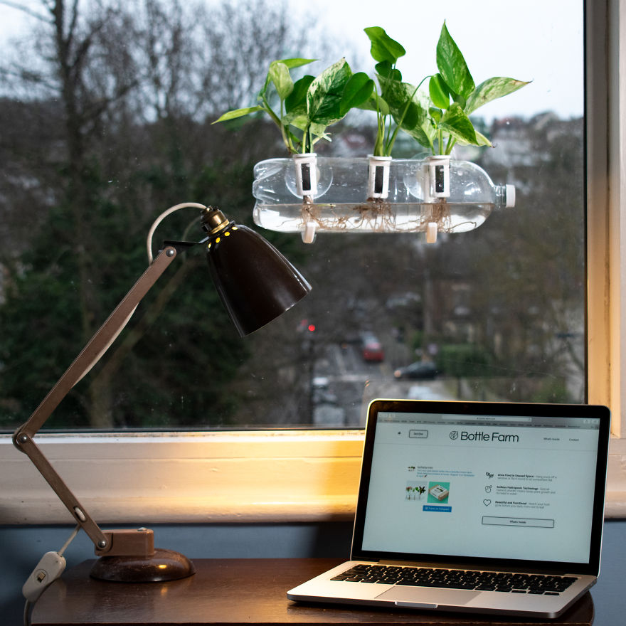 This Kit Turns Any Used Plastic Bottle Into A Beautiful Indoor Farm This Kit Turns Any Used Plastic Bottle Into A Beautiful Indoor Farm