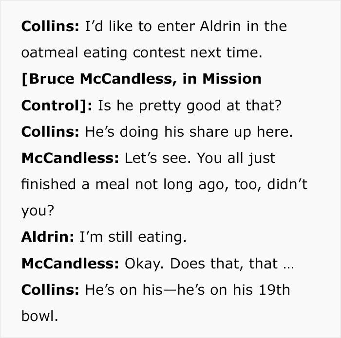 Tumblr User Shows Real And Hilarious Conversations Apollo 11 Astronauts Had