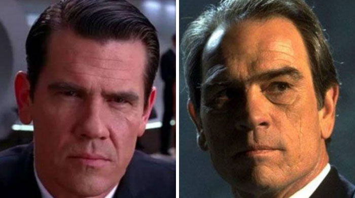 Agent K From "Man In Black" (Josh Brolin As Young Agent K And Tommy Lee Jones As Older Self)