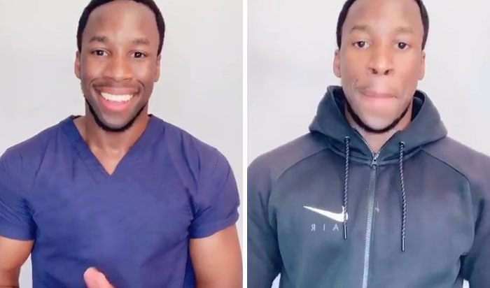 Black Doctor Reveals That He’s Treated Differently Wearing Hoodie Than When He’s In Scrubs, Demands To Be Respected In Both
